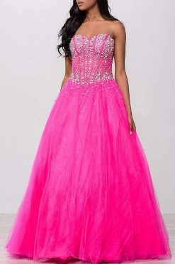 Formal Gowns Jovani - 47131 Sweetheart Embellished Tulle Ballgown 10 Formal Gowns Jovani - 47131 Sweetheart Embellished Tulle Ballgown