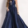 Formal Gowns Jovani - 51500 Crossover Bodice Illusion Keyhole Cutout Ballgown