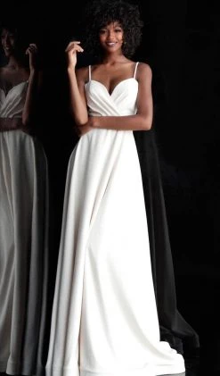 Formal Gowns Jovani - 66253 Sleeveless Sweetheart Long A-line Dress With Train 7 Formal Gowns Jovani - 66253 Sleeveless Sweetheart Long A-line Dress With Train