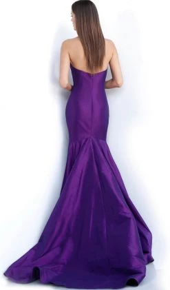 Formal Gowns Jovani - 67412 Strapless Plunging Sweetheart Mermaid Dress With Train