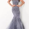 Jovani - Illusion Jewel Trumpet Evening Gown 04702SC - 1 Pc Ink In Size 10 Available 1 Jovani - Illusion Jewel Trumpet Evening Gown 04702SC - 1 Pc Ink In Size 10 Available