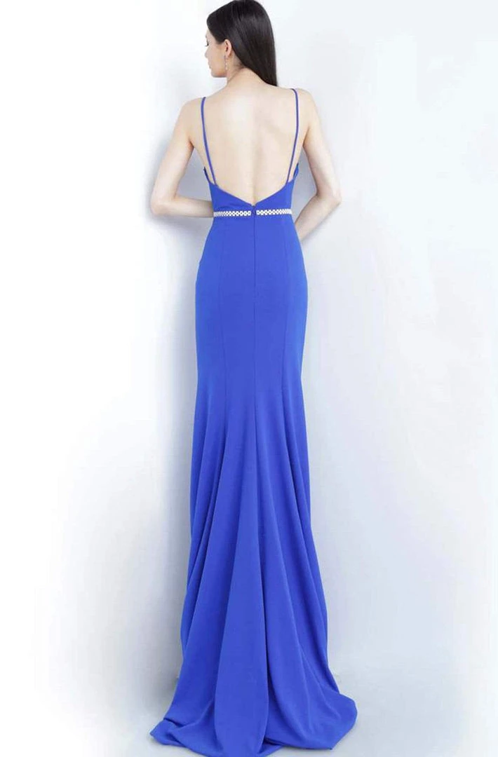 JVN By Jovani Jovani - JVN02713 Ruched Bodice High Slit Long Gown Formal Gowns 4 JVN By Jovani Jovani - JVN02713 Ruched Bodice High Slit Long Gown Formal Gowns