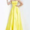 JVN By Jovani Jovani - JVN1716 Strapless Straight Neck Satin A-line Gown Formal Gowns 2 JVN By Jovani Jovani - JVN1716 Strapless Straight Neck Satin A-line Gown Formal Gowns
