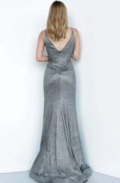 JVN By Jovani Jovani - JVN2164 Deep V-neck Trumpet Dress With Train Formal Gowns 7 JVN By Jovani Jovani - JVN2164 Deep V-neck Trumpet Dress With Train Formal Gowns