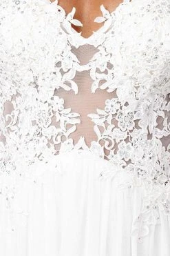 JVN By Jovani Formal Gowns Jovani - JVN30805 Strapless Sweetheart Sheer Lace Bodice Long Gown