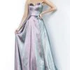 JVN By Jovani Jovani - JVN3775 Strapless Sweetheart Bodice Metallic Gown 2 JVN By Jovani Jovani - JVN3775 Strapless Sweetheart Bodice Metallic Gown