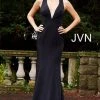 JVN By Jovani Formal Gowns Jovani - JVN50333 Deep V-Neck Mermaid Dress