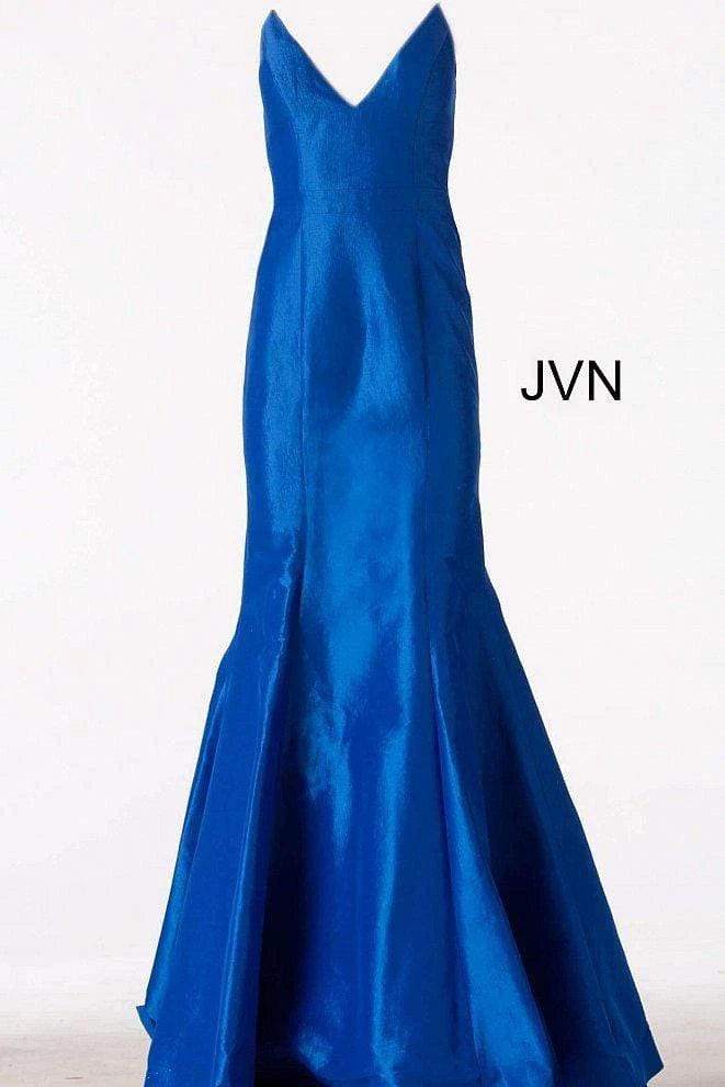 JVN By Jovani Formal Gowns Jovani - JVN62965 Sleeveless V Neck Mermaid Prom Dress 11 JVN By Jovani Formal Gowns Jovani - JVN62965 Sleeveless V Neck Mermaid Prom Dress