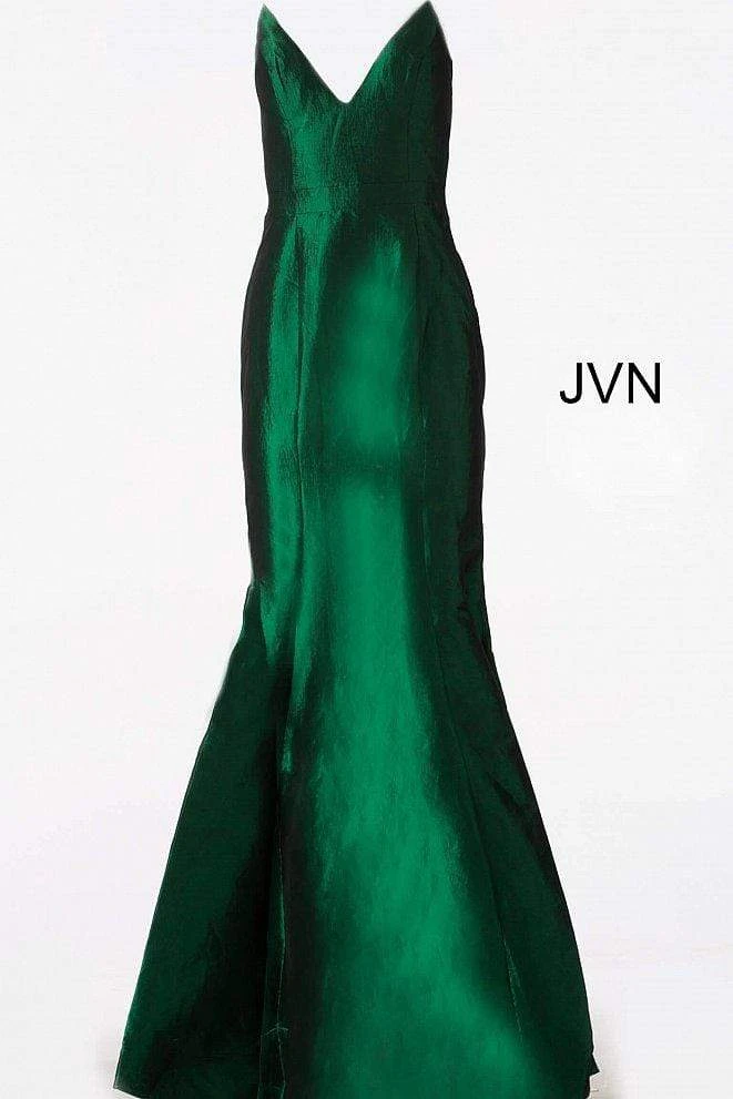 JVN By Jovani Formal Gowns Jovani - JVN62965 Sleeveless V Neck Mermaid Prom Dress 9 JVN By Jovani Formal Gowns Jovani - JVN62965 Sleeveless V Neck Mermaid Prom Dress