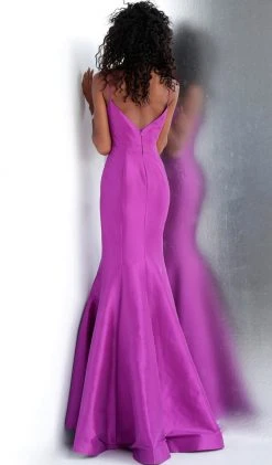 JVN By Jovani Formal Gowns Jovani - JVN62965 Sleeveless V Neck Mermaid Prom Dress