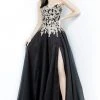 JVN By Jovani Jovani - JVN64088 Strapless Embroidered Ballgown Formal Gowns 2 JVN By Jovani Jovani - JVN64088 Strapless Embroidered Ballgown Formal Gowns