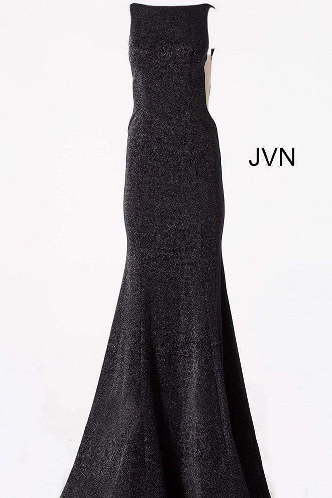 JVN By Jovani Formal Gowns Jovani - JVN67090 Sleeveless Bateau Mermaid Dress With Train 7 JVN By Jovani Formal Gowns Jovani - JVN67090 Sleeveless Bateau Mermaid Dress With Train