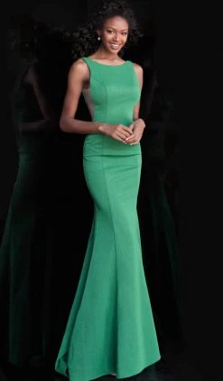 JVN By Jovani Formal Gowns Jovani - JVN67090 Sleeveless Bateau Mermaid Dress With Train 10 JVN By Jovani Formal Gowns Jovani - JVN67090 Sleeveless Bateau Mermaid Dress With Train