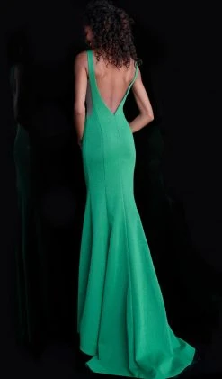JVN By Jovani Formal Gowns Jovani - JVN67090 Sleeveless Bateau Mermaid Dress With Train 11 JVN By Jovani Formal Gowns Jovani - JVN67090 Sleeveless Bateau Mermaid Dress With Train