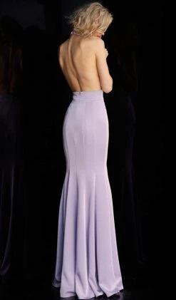 JVN By Jovani Jovani - JVN67271 Sleeveless Deep V-neck Mermaid Dress 5 JVN By Jovani Jovani - JVN67271 Sleeveless Deep V-neck Mermaid Dress