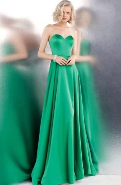 JVN By Jovani Jovani - JVN67753 Strapless Sweetheart Satin Prom Dress
