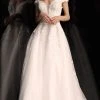 JVN By Jovani Jovani - JVN68620 Applique Plunging Off-Shoulder Ballgown 2 JVN By Jovani Jovani - JVN68620 Applique Plunging Off-Shoulder Ballgown