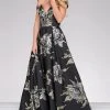 Jovani - Off The Shoulder Flora Print Prom Ballgown 48361 1 Jovani - Off The Shoulder Flora Print Prom Ballgown 48361