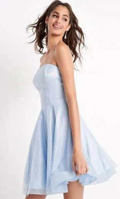 JVN By Jovani Jovani - Straight Across Cocktail Dress JVN04640SC - 2 Pcs Blue In Sizes 4 And 14 Available 9 JVN By Jovani Jovani - Straight Across Cocktail Dress JVN04640SC - 2 Pcs Blue In Sizes 4 And 14 Available