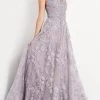 JVN By Jovani Formal Gowns Jovani - Sweetheart Floral Lace Prom Gown JVN06474SC - 1 Pc Lilac In Size 14 Available 2 JVN By Jovani Formal Gowns Jovani - Sweetheart Floral Lace Prom Gown JVN06474SC - 1 Pc Lilac In Size 14 Available