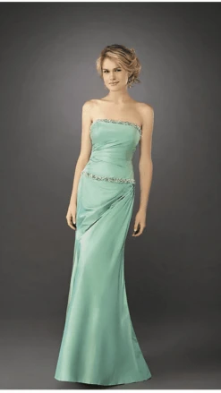La Femme - 12525 Beaded Strapless Ruche-Textured Trumpet Gown Formal Gowns