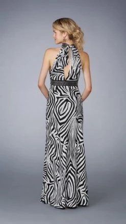 Formal Gowns La Femme - 13425 Elegant Bejeweled High Neck Sheath Dress