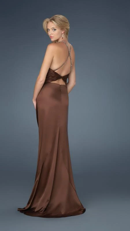 Formal Gowns La Femme - 14303 Stunning Silk Bodice Evening Dress 4 Formal Gowns La Femme - 14303 Stunning Silk Bodice Evening Dress