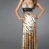 La Femme - 14483 Sexy Tiger Print Long Gown Formal Gowns 2 La Femme - 14483 Sexy Tiger Print Long Gown Formal Gowns