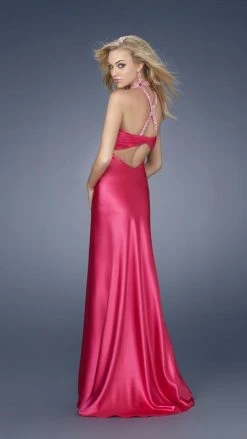 Formal Gowns La Femme - 15121 Long Dress With Intricate Beaded Neckline