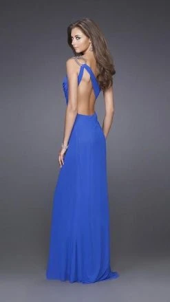 La Femme - 15417 One Shoulder Elegant Prom Gown Formal Gowns