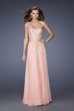 Formal Gowns La Femme - 20114 Long Embellished Strapless Dress