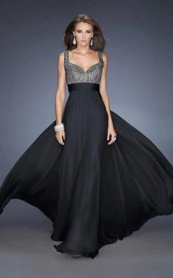 La Femme - 20203 Rhinestone Embellished Sweetheart Chiffon A-line Gown 13 La Femme - 20203 Rhinestone Embellished Sweetheart Chiffon A-line Gown