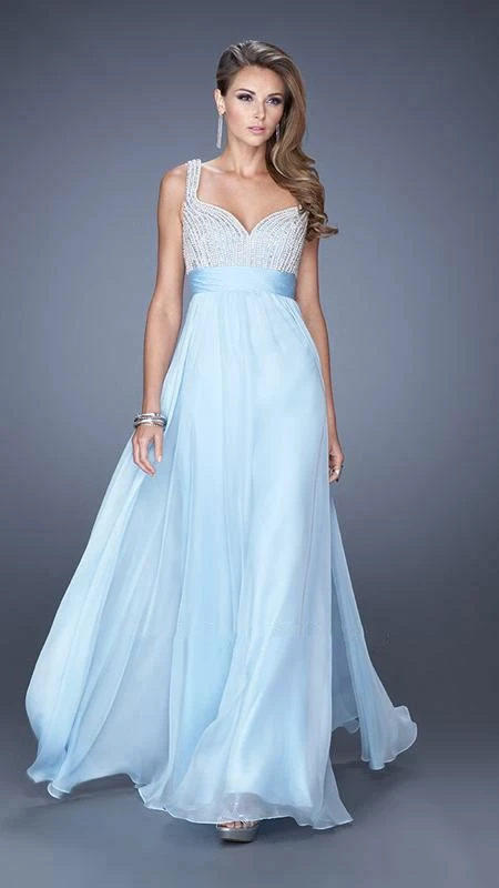 La Femme - 20203 Rhinestone Embellished Sweetheart Chiffon A-line Gown 7 La Femme - 20203 Rhinestone Embellished Sweetheart Chiffon A-line Gown