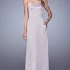 Formal Gowns La Femme - 21554 Folded Strapless Evening Gown 1 Formal Gowns La Femme - 21554 Folded Strapless Evening Gown