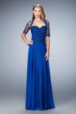 Formal Gowns La Femme - 21957 Laced Sweetheart A-Line Dress 9 Formal Gowns La Femme - 21957 Laced Sweetheart A-Line Dress