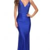 Formal Gowns La Femme - 30432SC Plunging V-Neck Beaded Long Gown - 1 Pc Royal Blue In Size 00 Available 2 Formal Gowns La Femme - 30432SC Plunging V-Neck Beaded Long Gown - 1 Pc Royal Blue In Size 00 Available