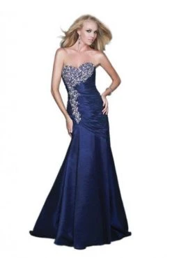 Formal Gowns La Femme Gigi - 16226 Long Trumpet Gown With Jeweled Bodice