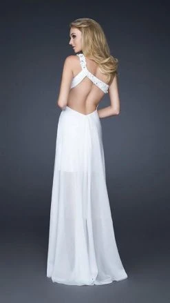 La Femme Gigi - 17218 Ethereal Floral Appliqued Asymmetrical Gown Formal Gowns 5 La Femme Gigi - 17218 Ethereal Floral Appliqued Asymmetrical Gown Formal Gowns