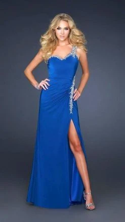 Formal Gowns La Femme Gigi - 17366 One-Strap Sweetheart Evening Dress