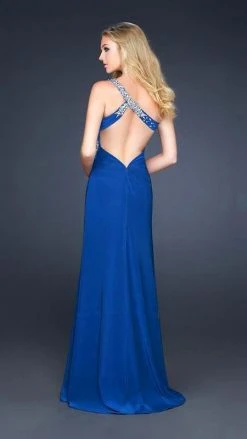 Formal Gowns La Femme Gigi - 17366 One-Strap Sweetheart Evening Dress