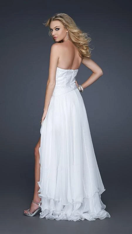 La Femme Gigi - 17377 Elegant Sequined Sweetheart Chiffon Gown 5 La Femme Gigi - 17377 Elegant Sequined Sweetheart Chiffon Gown
