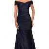 La Femme - Pleated Bodice Trumpet Evening Dress 28047SC