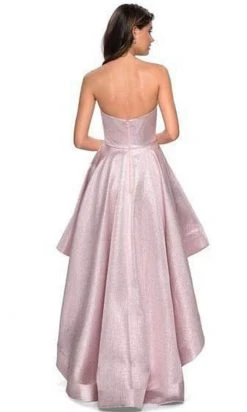 La Femme - Sweetheart High Low Dress 27783SC - 1 Pc Pink In Size 0 Available Formal Gowns