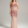 Formal Gowns Lara Dresses - 32948 Dress In Nude/Red