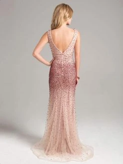 Formal Gowns Lara Dresses - 32948 Dress In Nude/Red