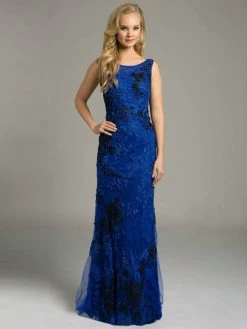 Formal Gowns Lara Dresses - 33243 Stunning Fully Embroidered Evening Gown