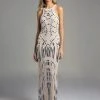 Lara Dresses - 33254 Bewitching Halter Gown With Eccentric Beadworks 1 Lara Dresses - 33254 Bewitching Halter Gown With Eccentric Beadworks