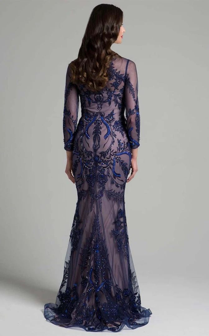 Mother Of The Bride Lara Dresses - 33269 Laced Bateau Column Dress 4 Mother Of The Bride Lara Dresses - 33269 Laced Bateau Column Dress