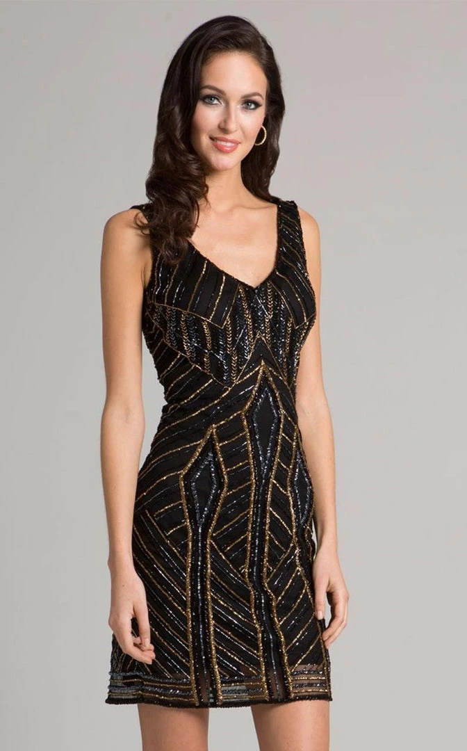 Lara Dresses - 33295 Bead Embellished Sheath Dress 3 Lara Dresses - 33295 Bead Embellished Sheath Dress