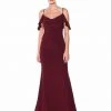 Laundry - 97H15410 Cowl Neck Off Shoulder Long Sheath Gown Formal Gowns 1 Laundry - 97H15410 Cowl Neck Off Shoulder Long Sheath Gown Formal Gowns